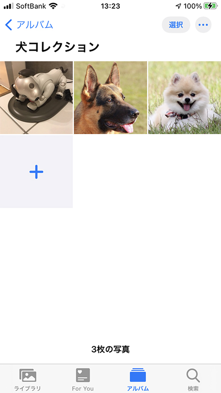 LINE 端末に保存されたアルバムの画像一覧 iphone版
