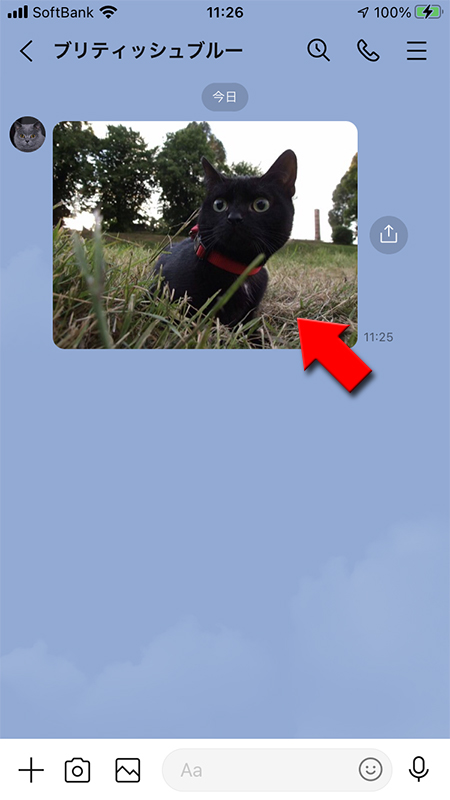 LINE Keepしたいファイルもしくはテキスト選択 iphone版